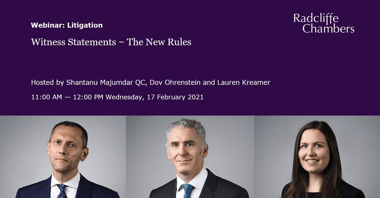 Witness Statements – The New Rules