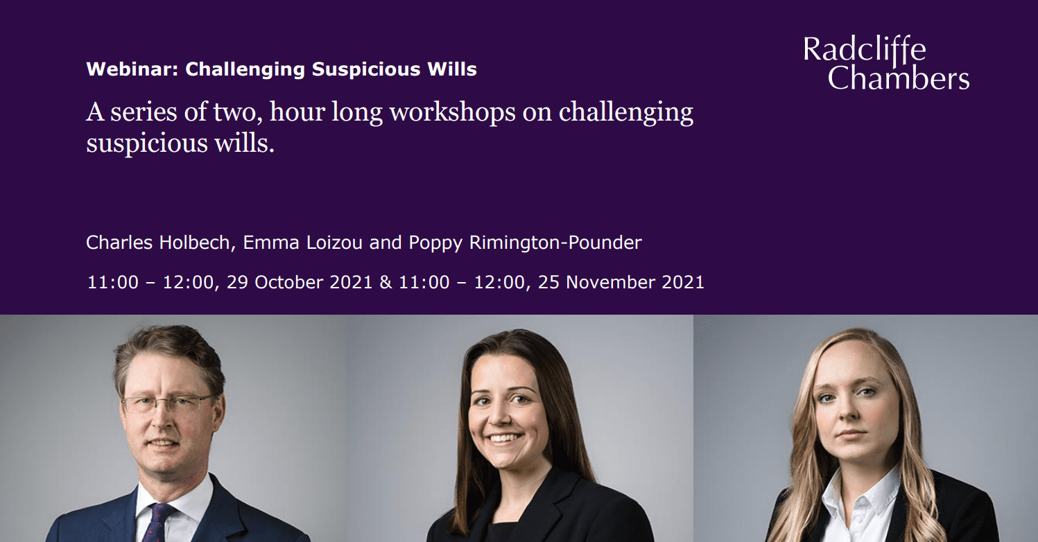 Workshops on challenging suspicious wills